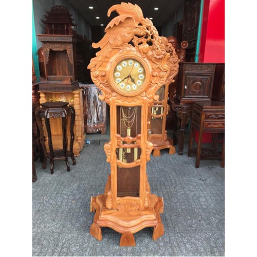 Đồng Hồ Quả Lắc Đại Bàng Kỳ Lân Shop Gỗ Hương